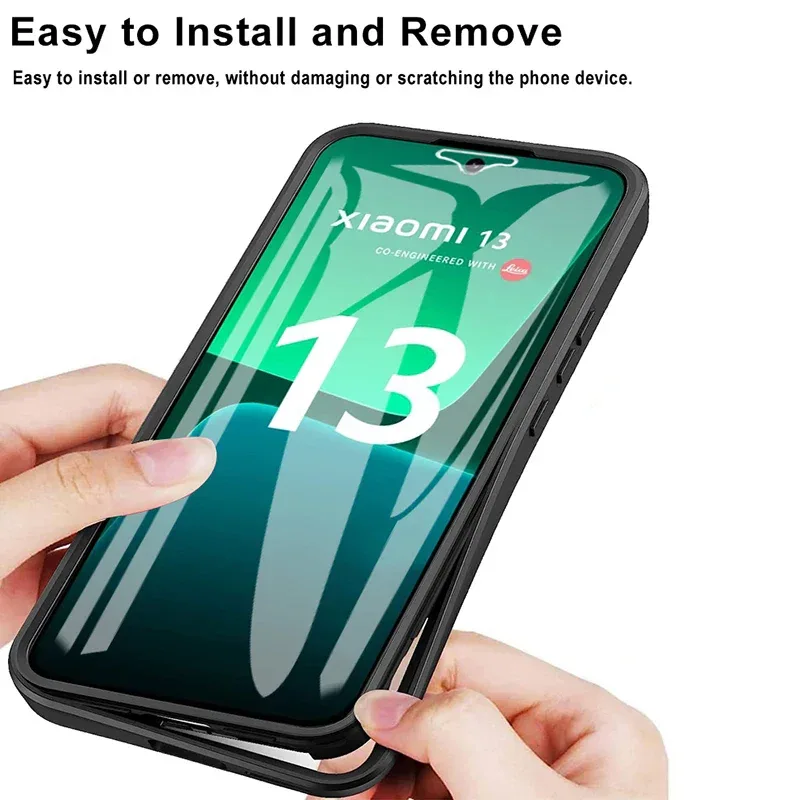 360 Full Body Protective Phone Case For Xiaomi Mi 14 Ultra Mi14 13 12 Pro Xiaomi 13T 12T Mi 13 12 Lite 12X Built Screen Cover