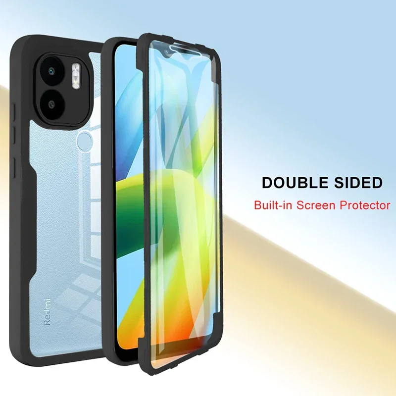 360 Full Body Protective Phone Case For Xiaomi Mi 14 Ultra Mi14 13 12 Pro Xiaomi 13T 12T Mi 13 12 Lite 12X Built Screen Cover