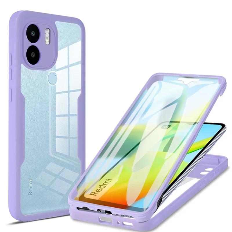 360 Full Body Protective Phone Case For Xiaomi Mi 14 Ultra Mi14 13 12 Pro Xiaomi 13T 12T Mi 13 12 Lite 12X Built Screen Cover