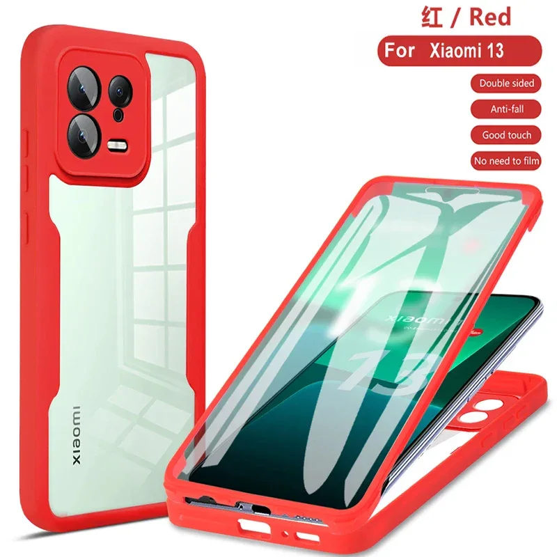 360 Full Body Protective Phone Case For Xiaomi Mi 14 Ultra Mi14 13 12 Pro Xiaomi 13T 12T Mi 13 12 Lite 12X Built Screen Cover