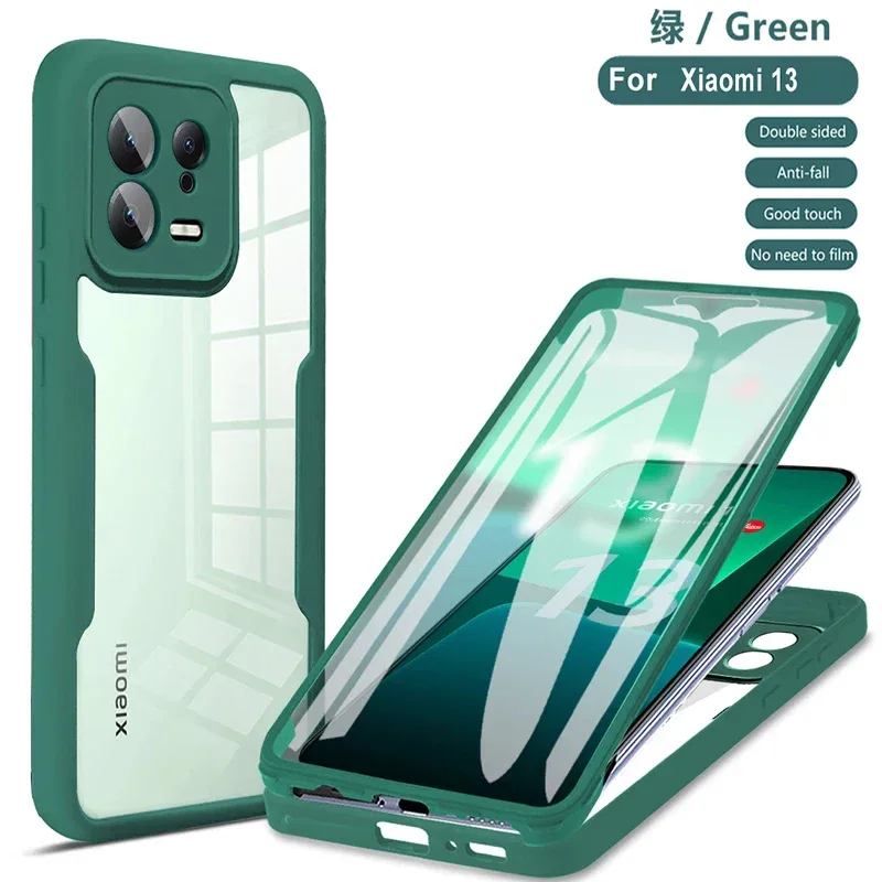360 Full Body Protective Phone Case For Xiaomi Mi 14 Ultra Mi14 13 12 Pro Xiaomi 13T 12T Mi 13 12 Lite 12X Built Screen Cover