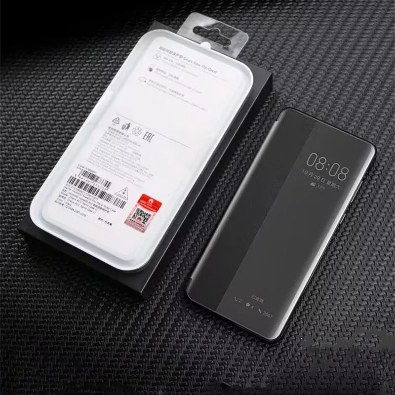 Original Huawei P30 Smart Wake Chip Mirror Phone Case For Huawei P30 PRO / P30 Smart View Clear Mirror Flip Cover Fundas Capa