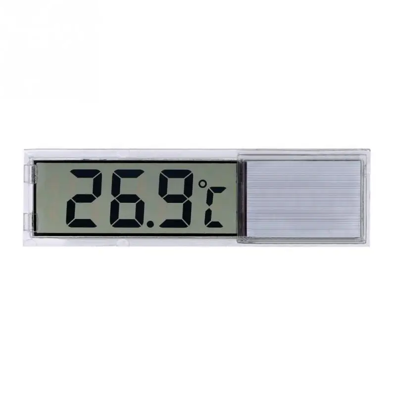 Digital Electronic Aquarium Thermometer, Plastic, Metal, 3D, Fish Tank Temp Meter, Gold, Silver, New Arrival