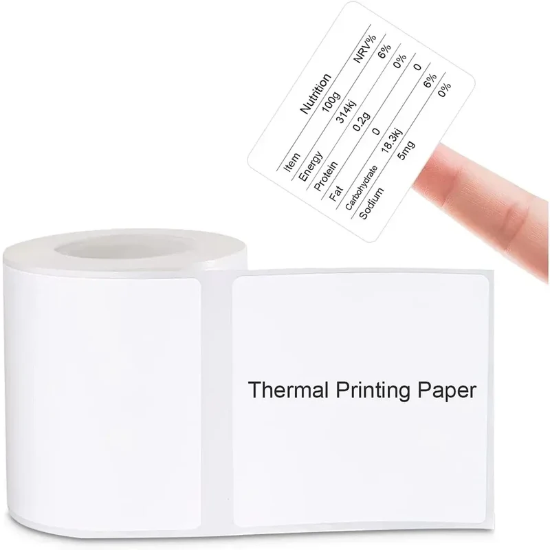 10 Rolls Niimbot B1 B21 B3S Thermal Lable Tape 5 Rolls 40mm 50mm Price Label Maker Sticker for Niimbot Printer Waterproof Paper