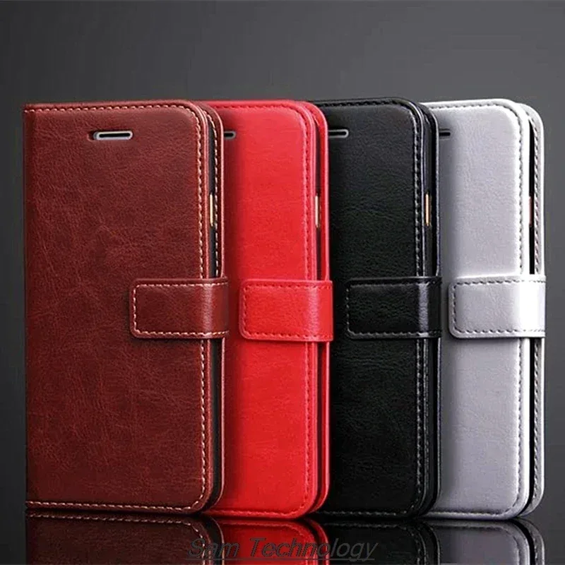 Card Holder Cover Case for Xiaomi 14T / Xiaomi Mi 14T Pro Pu Leather Flip Cover Retro Wallet Phone Case Business Fundas Coque