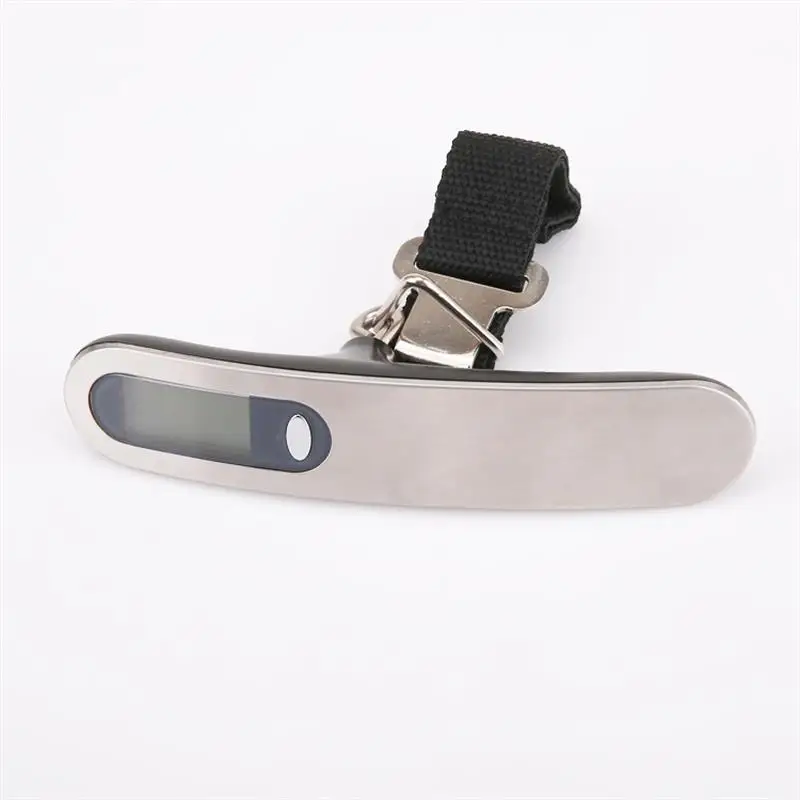 50kg 10g Portable LCD Digital Scale Electronic Luggage Suitcase Scale Weigh Balance Travel Hand Hanging Steelyard Belt Scale