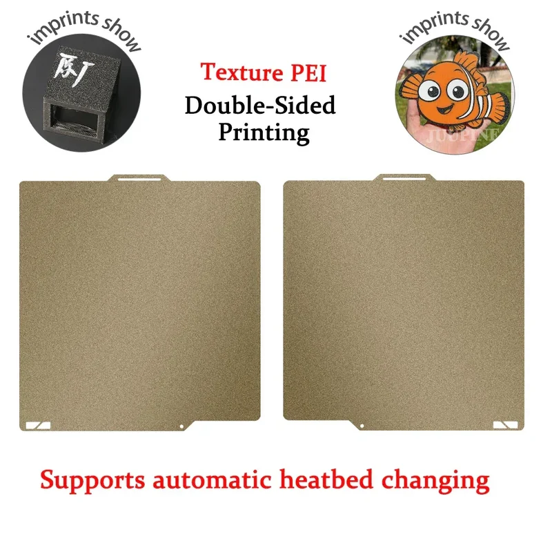 JUUPINE For Bambulab Build Plate 257x257 Spring Steel Sheet Pei Peo Pey Sheet P2S A1 X1C P1S build plate 3d Printer Bamboo Lab