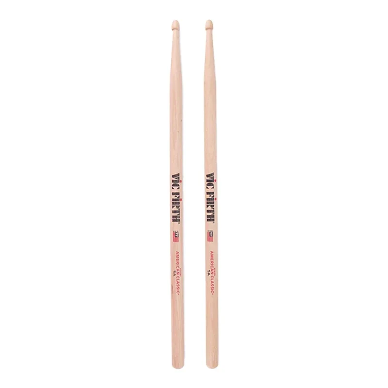 2-10PCS Drumsticks 5A/7A Drum Sticks Consistent Weight and Pitch Mallets American Hickory Drumstick for Acoustic/Electronic Drum