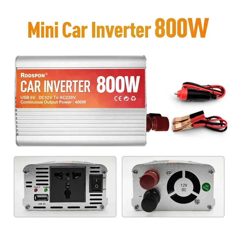 Car Inverter 12V 220V 200W-1000W AC Power Converter With 5V USB Sine Wave Car Inverter Charger Conversion Equipment
