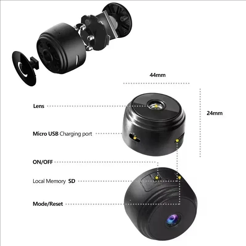 Wireless WiFi Camera A9 Mini Video Recorder Camera Security Monitoring Camera Intelligent Home Security For Infants