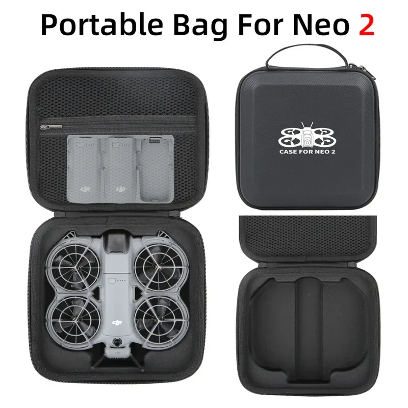 Carrying Shockproof Case For DJI NEO 2 Case Portable Storage Bag For DJI Neo 2 Drone Remote Accessories