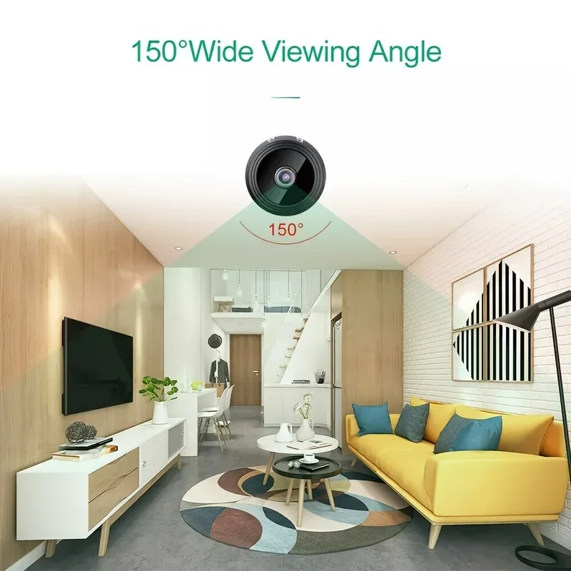 1/4pcs Mini Wireless Camera WiFi Hidden Camera Motion Detection, And Home Security for Indoor Outdoor Pet Monitoring USB Powered