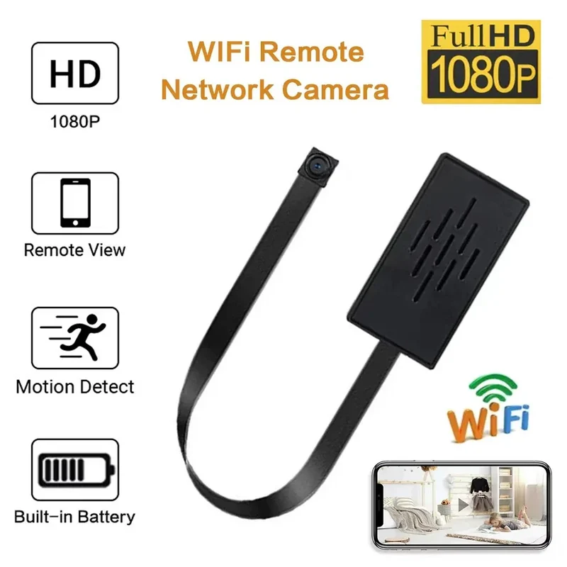 Mini Camera 1080P HD WiFi Camcorder DIY Portable Wireless Module Video Recorder Motion Detection P2P Camera Support Remote View