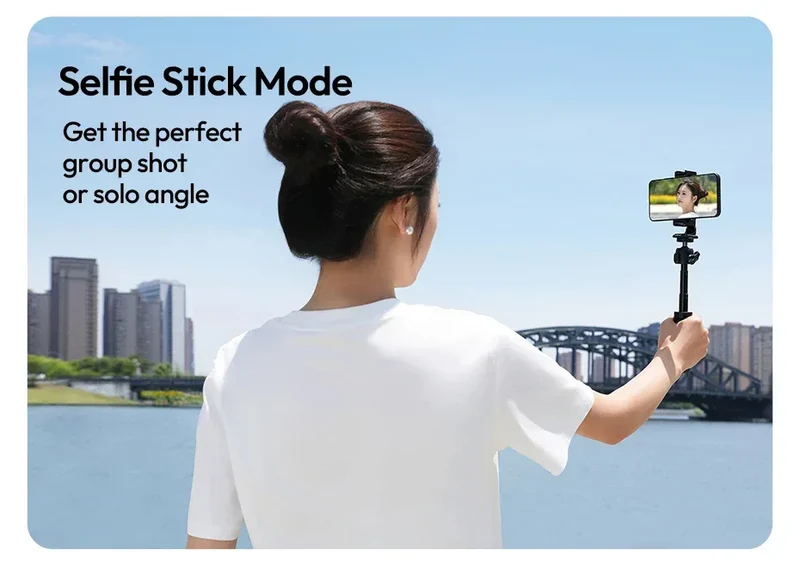 Ulanzi MT88 ClipMate Tripod Backpack Clip Selfie Stick Mode Extendable Tripod Mode Travel Photography Livestreaming Vlog Shots