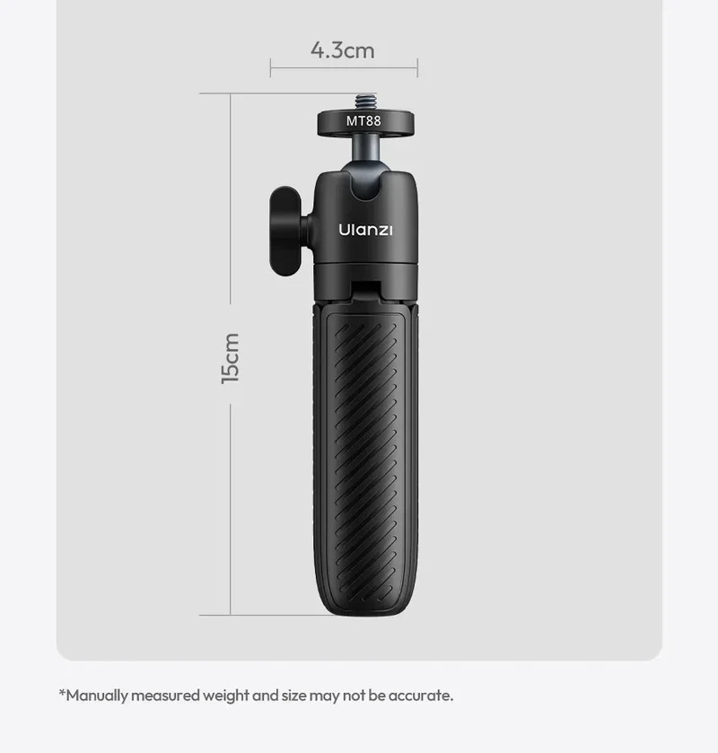 Ulanzi MT88 ClipMate Tripod Backpack Clip Selfie Stick Mode Extendable Tripod Mode Travel Photography Livestreaming Vlog Shots
