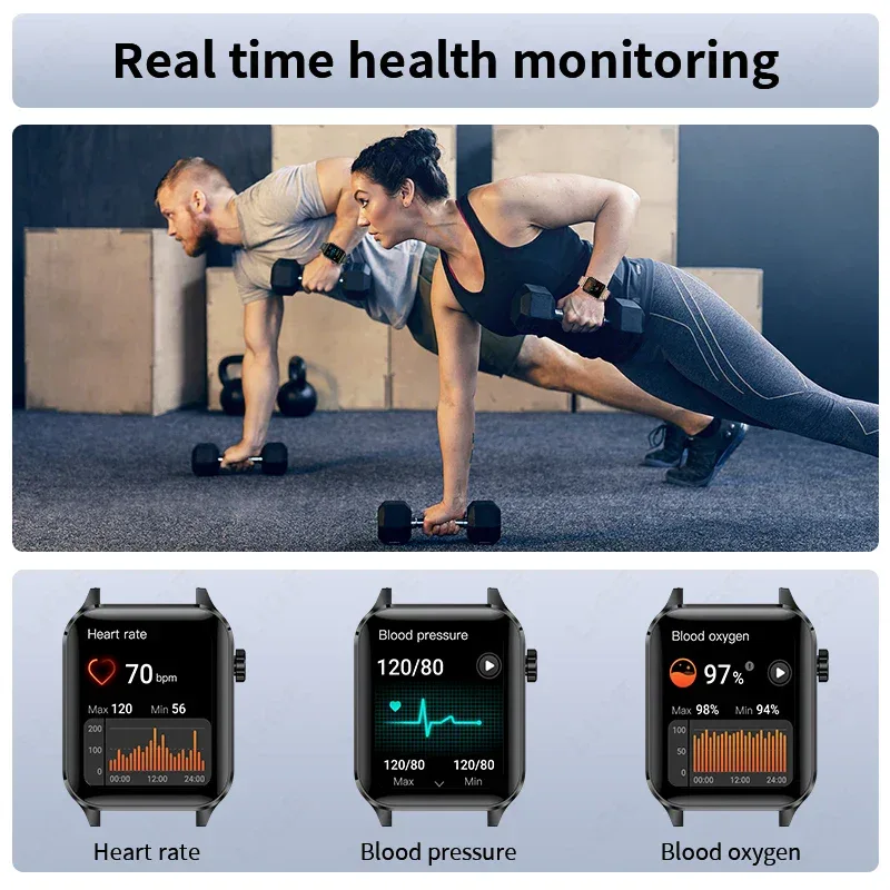 LIGE Smart Watch Sport Fitness Sleep Monitor Fashion Luxury Women's Watch Bluetooth Call Message Clearance Sale Men's Smartwatch