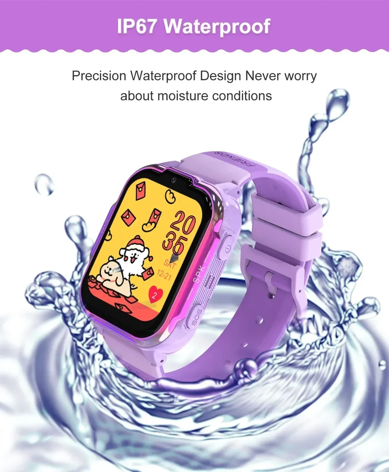 Full Netcom DH20 Children's Smart Watch 4G Video Call Positioning Card Student Phone Watch