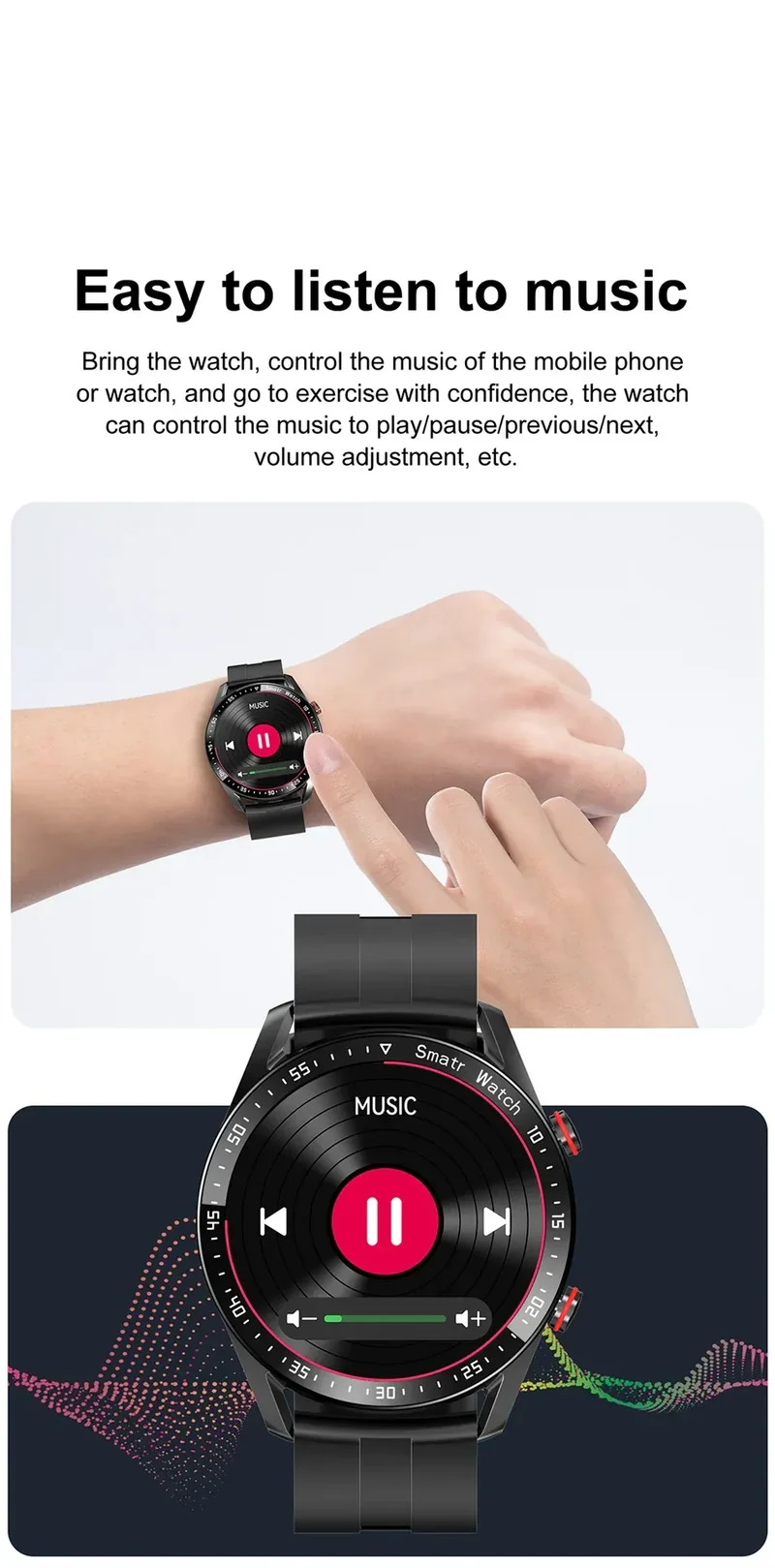 2026 New Voice Call Smart Watch Men GT Series HD AMOLED Screen Heart Rate Sports Watch ECG+PPG Health Smartwatch For Android IOS