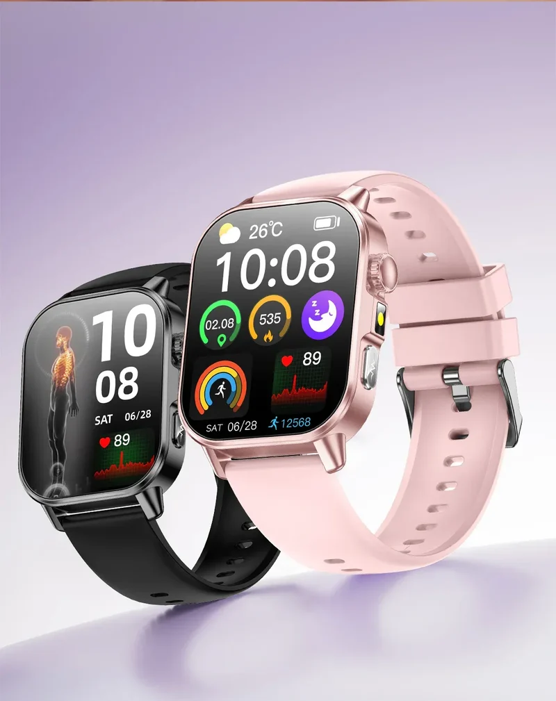 2026 New Health Smart Watch Precise Measurement ECG+PPG Blood Pressure Uric Acid Body Fat Analysis call SmartWatch For Men Women