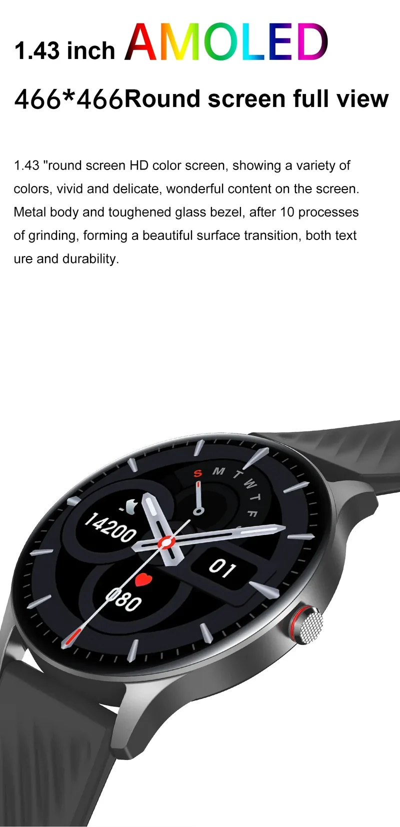 New Health Smart Watch ECG Heart Rate Blood Oxygen Blood Pressure Monitoring Bluetooth Call GPS Movement Trajectory Smartwatches