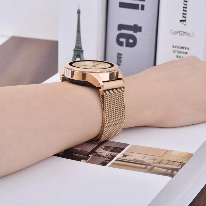Milanese Strap For Garmin Vivoactive 6 5 4 4s 3 Venu 2 2Plus 2s 3 3s Venu4 SQ 2 Music 18 20 22mm Stainless Steel SmartWatch Band