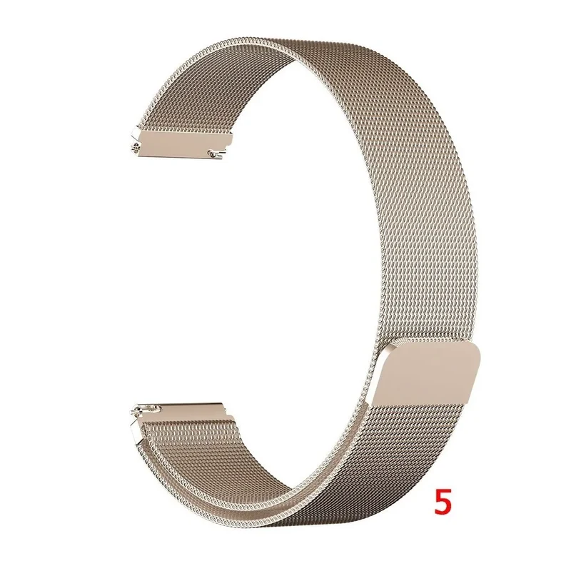 Milanese Strap For Garmin Vivoactive 6 5 4 4s 3 Venu 2 2Plus 2s 3 3s Venu4 SQ 2 Music 18 20 22mm Stainless Steel SmartWatch Band
