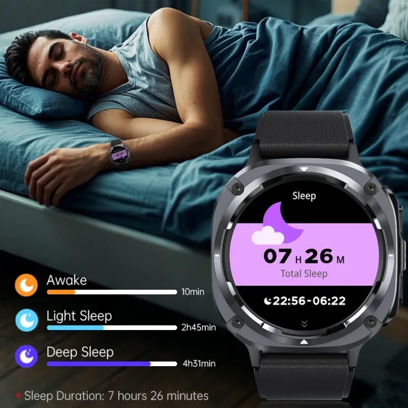 BWSMRIG New Men Smart Watch IP68 Waterproof Bluetooth call Heart Rate Sleep Monitoring Sport Fitness Smartwatch for Android IOS