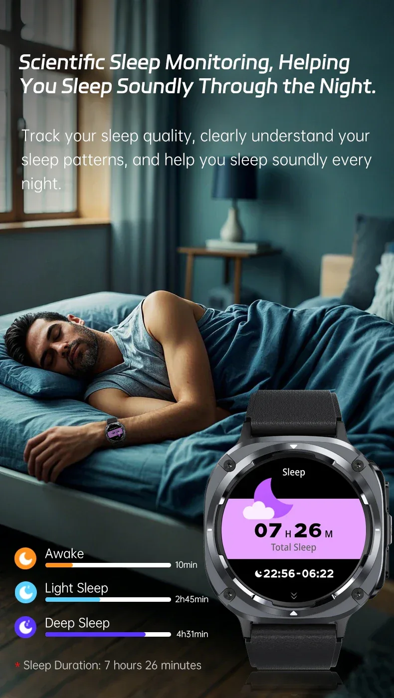 BWSMRIG New Men Smart Watch IP68 Waterproof Bluetooth call Heart Rate Sleep Monitoring Sport Fitness Smartwatch for Android IOS