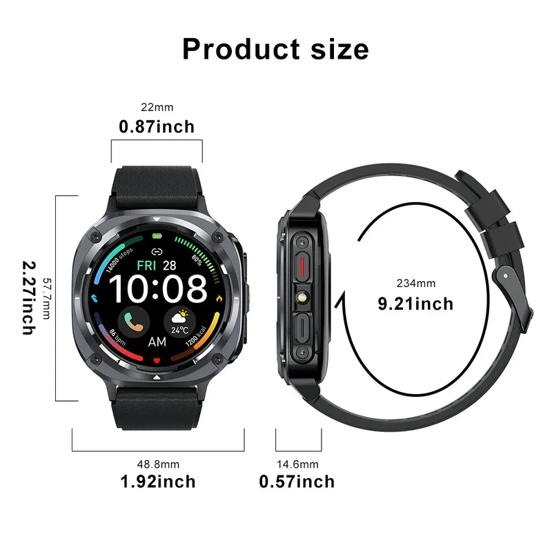BWSMRIG New Men Smart Watch IP68 Waterproof Bluetooth call Heart Rate Sleep Monitoring Sport Fitness Smartwatch for Android IOS