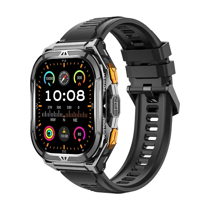 BWSMRIG New Men Smart Watch IP68 Waterproof Bluetooth call Heart Rate Sleep Monitoring Sport Fitness Smartwatch for Android IOS