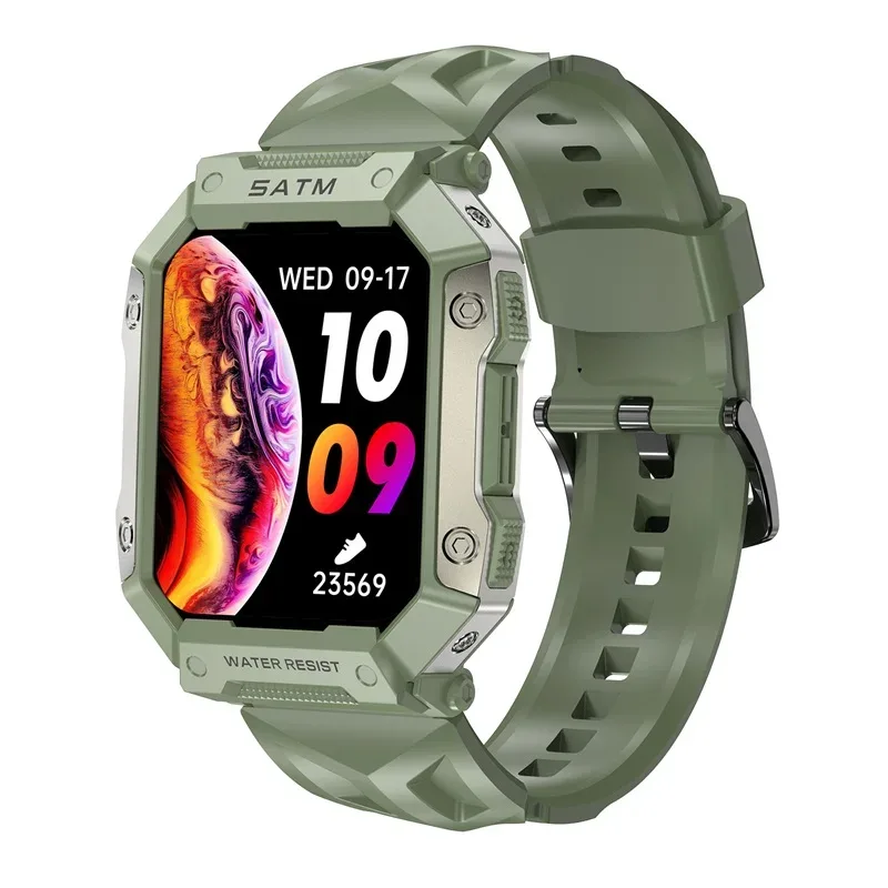 BWSMRIG New Men Smart Watch IP68 Waterproof Bluetooth call Heart Rate Sleep Monitoring Sport Fitness Smartwatch for Android IOS