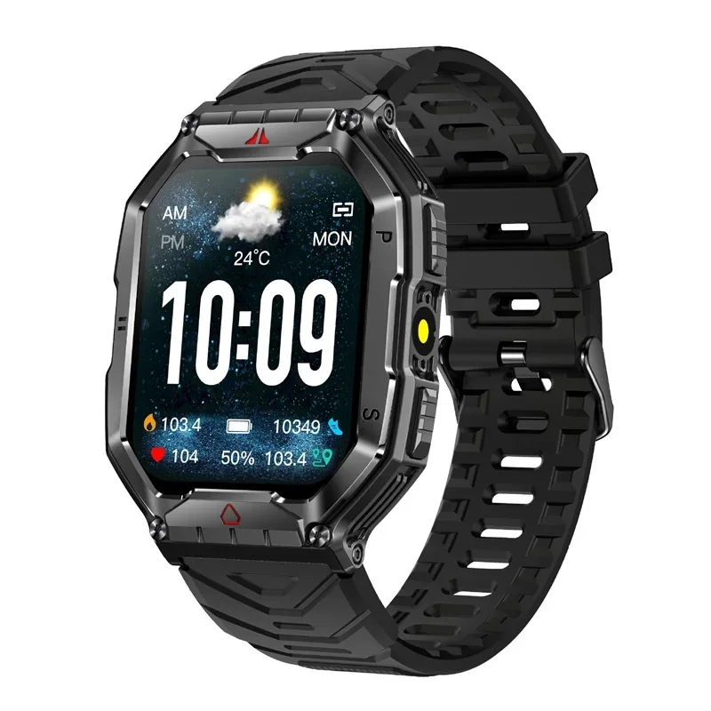 BWSMRIG New Men Smart Watch IP68 Waterproof Bluetooth call Heart Rate Sleep Monitoring Sport Fitness Smartwatch for Android IOS