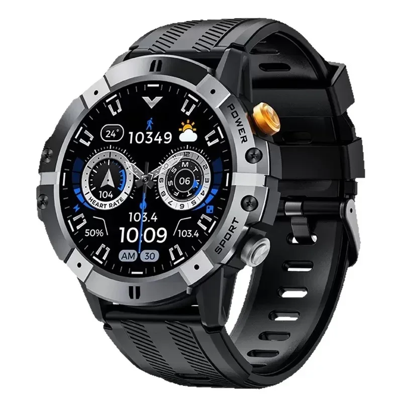 BWSMRIG New Men Smart Watch IP68 Waterproof Bluetooth call Heart Rate Sleep Monitoring Sport Fitness Smartwatch for Android IOS
