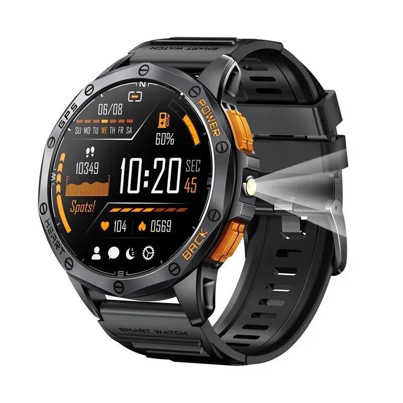 BWSMRIG New Men Smart Watch IP68 Waterproof Bluetooth call Heart Rate Sleep Monitoring Sport Fitness Smartwatch for Android IOS