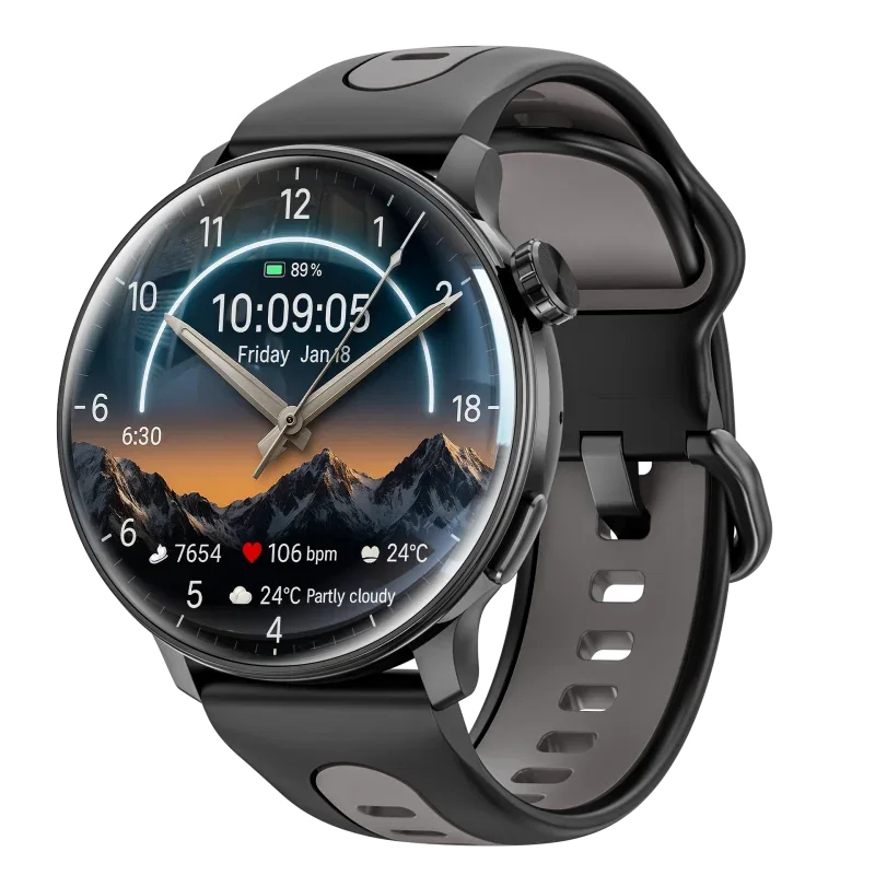 BWSMRIG New Men Smart Watch IP68 Waterproof Bluetooth call Heart Rate Sleep Monitoring Sport Fitness Smartwatch for Android IOS