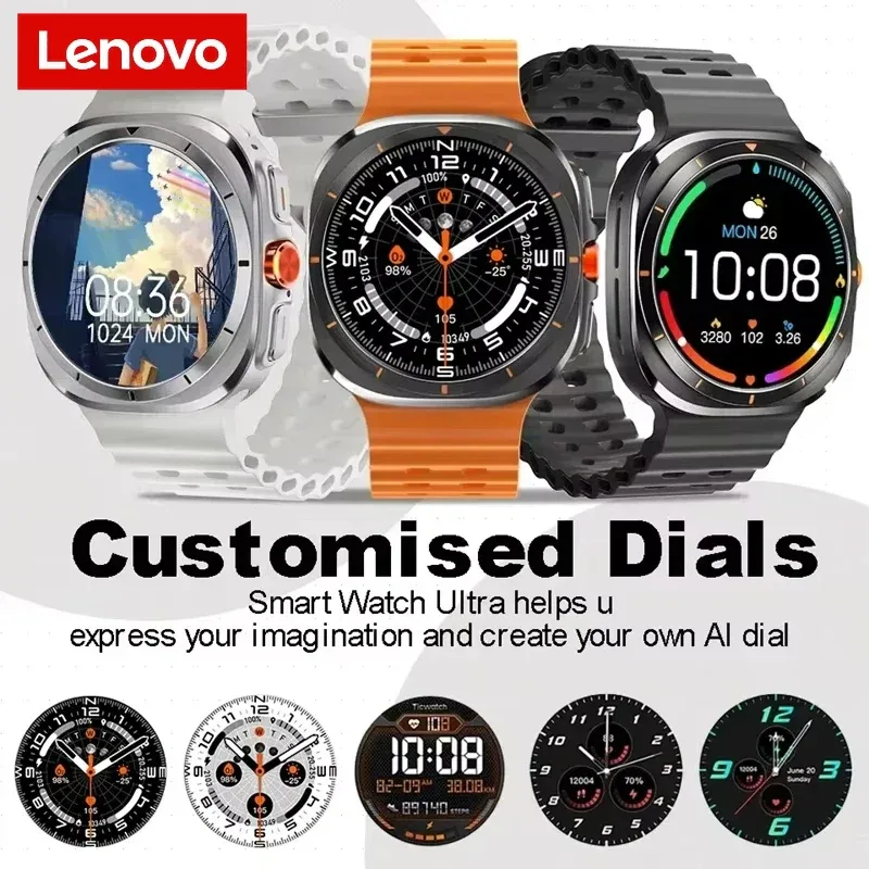 Lenovo GT7 Kids Smart Watch Bluetooth Calling Heart Rate Monitoring Sleep Monitor Fitness Tracking Pedometer Stylish Smartwatch