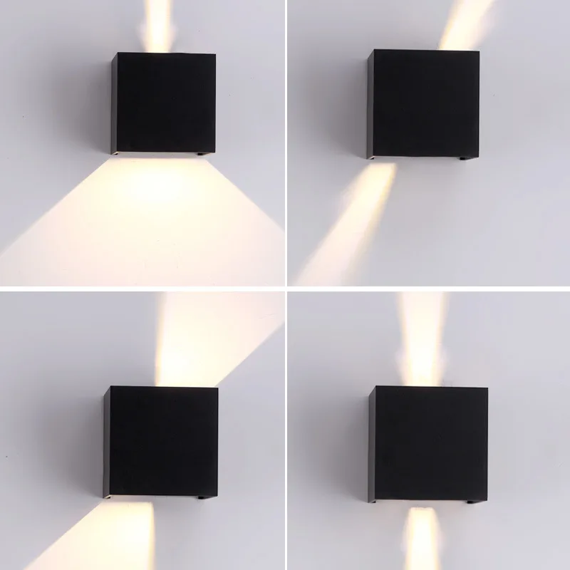 6W 12W LED Wall Light Outdoor Waterproof IP65 Porch Garden Wall Lamp Sconce Balcony Terrace Decoration Lighting Lamp