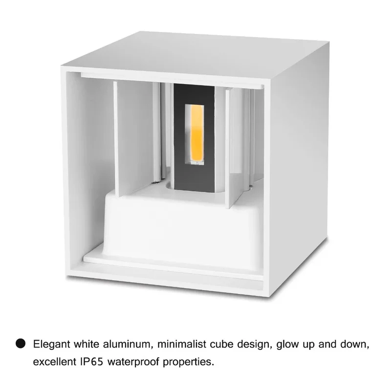 6W 12W LED Wall Light Outdoor Waterproof IP65 Porch Garden Wall Lamp Sconce Balcony Terrace Decoration Lighting Lamp