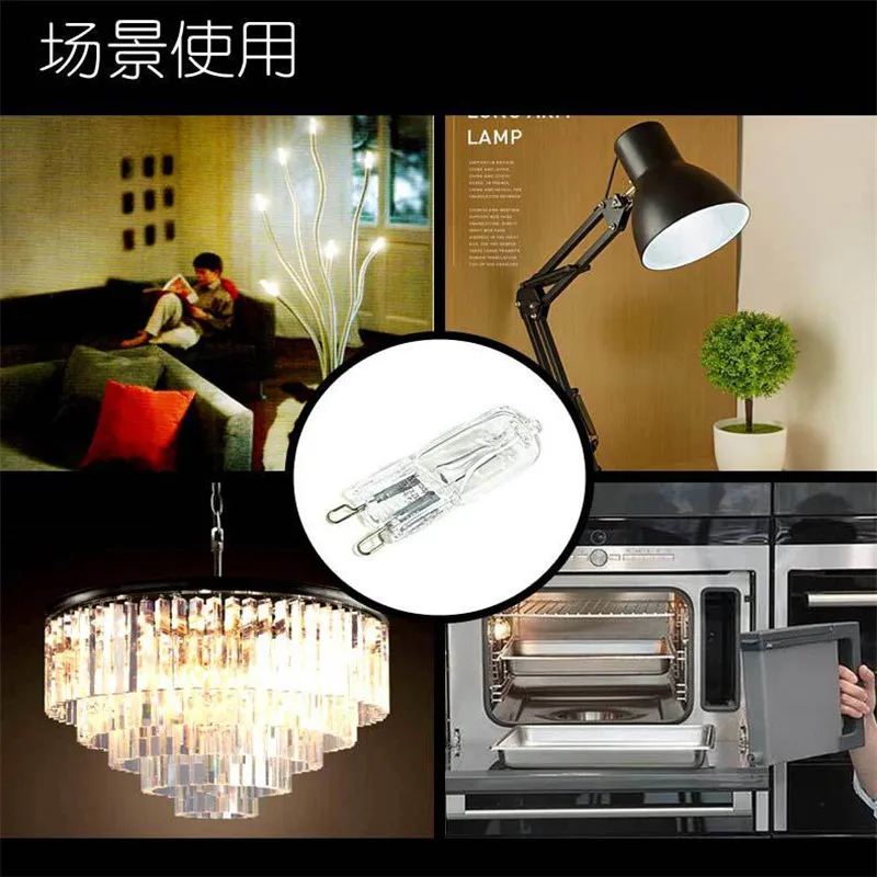 10PCS G9 220V 20W 25W 40W LED Lamp Bulbs Inserted Beads Crystal Lamp Halogen Bulb Eco Halogen Light Bulbs Capsule Wholesale