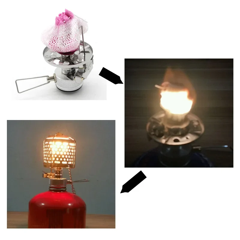 10Pcs Mantles Mesh Gauze Oil Gas Lamp 6.5/8.5cm Kerosene Lantern Lights Outdoor Home Gas Mantle Cover Tools