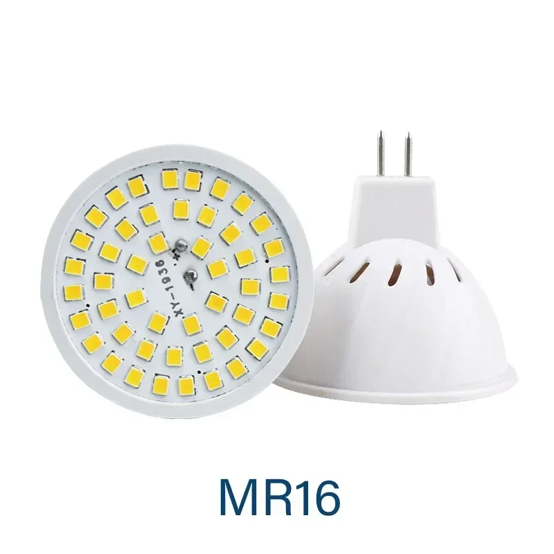 1-10PCS GU10 MR16 E14 E27 Spotlight Lampada LED Bulb AC110V 220V Bombillas Spot Light Replace The Halogen Lamp Home Derection