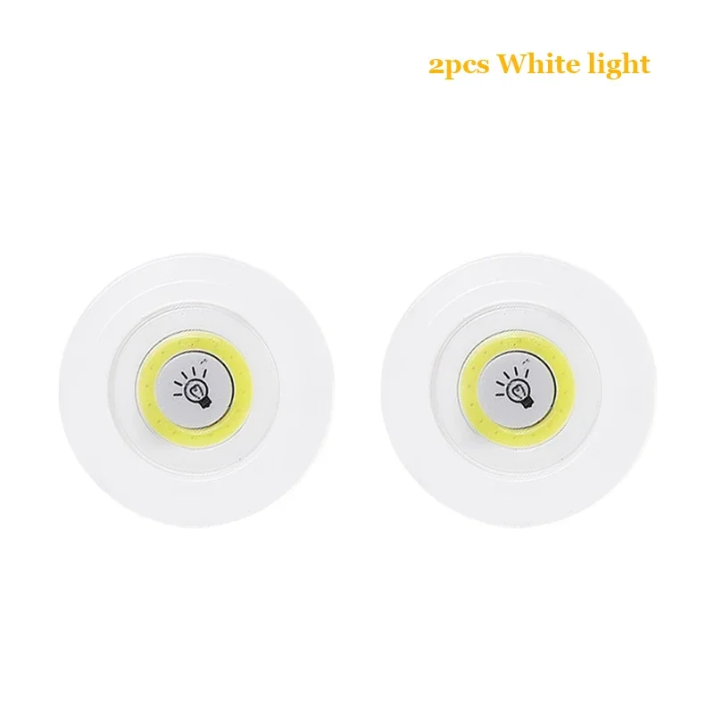 3W Super Bright Cob Under Cabinet Light LED Wireless Remote Control Dimmable Wardrobe Night Lamp Home Bedroom Closet Kitchen