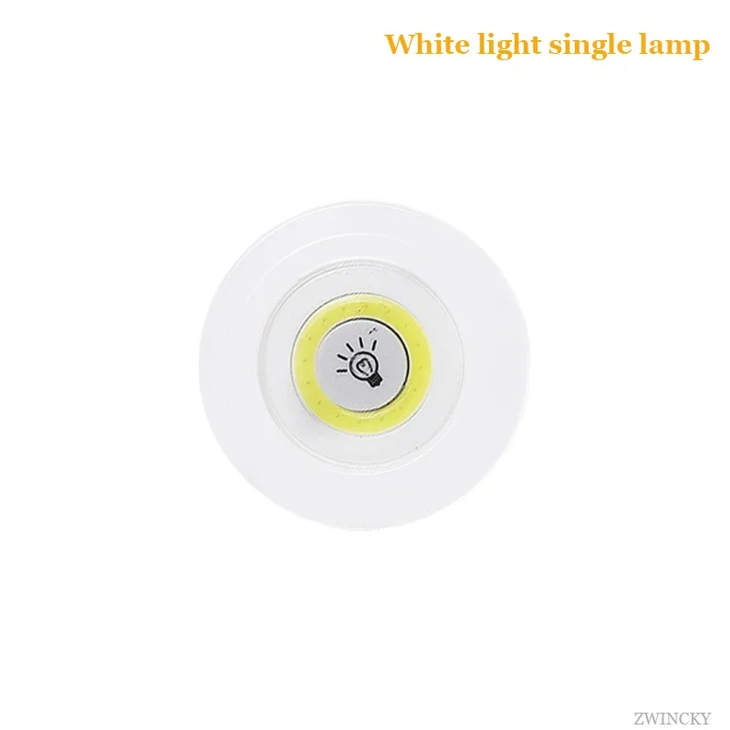 3W Super Bright Cob Under Cabinet Light LED Wireless Remote Control Dimmable Wardrobe Night Lamp Home Bedroom Closet Kitchen