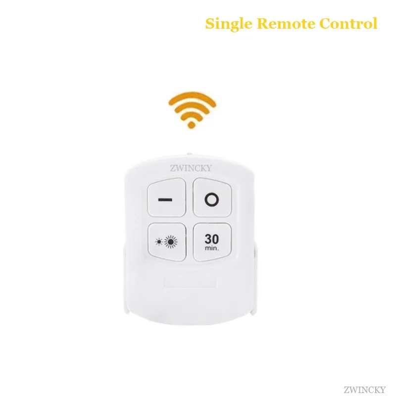 3W Super Bright Cob Under Cabinet Light LED Wireless Remote Control Dimmable Wardrobe Night Lamp Home Bedroom Closet Kitchen