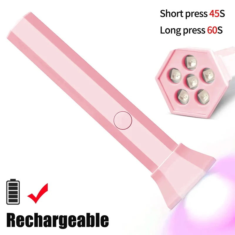 LINMANDA 18W Mini UV LED Nail Lamp Portable Nail Lamp Fast Drying Curing Light for Gel Polish No Black Hands 6 Lamps UV Lamp