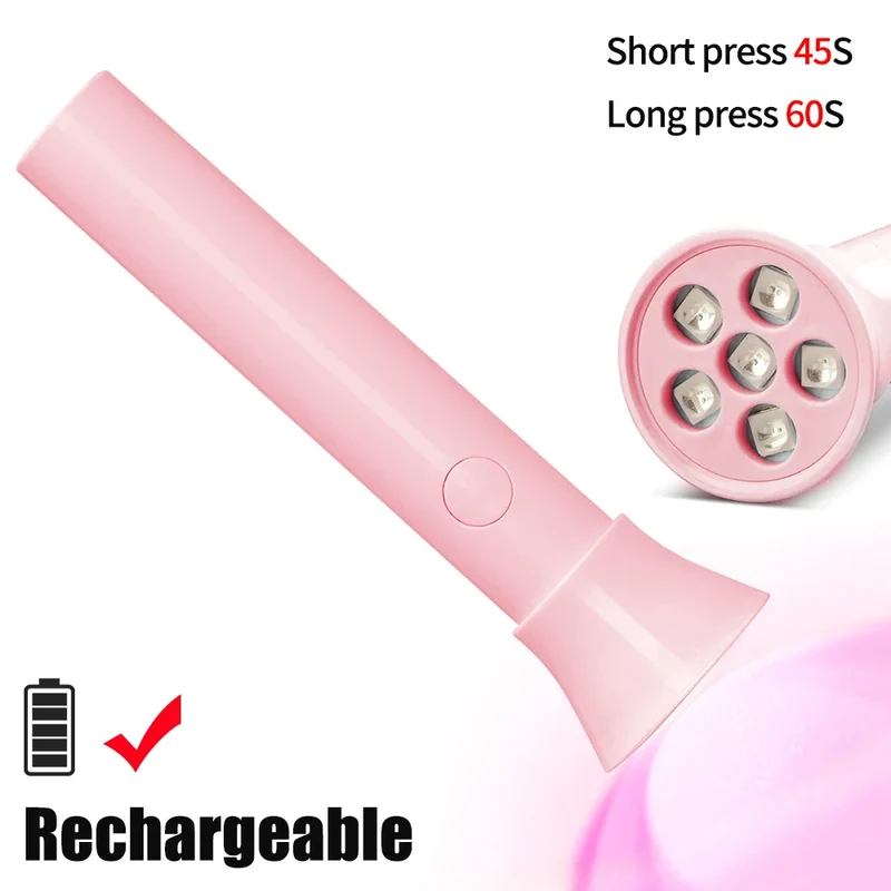 LINMANDA 18W Mini UV LED Nail Lamp Portable Nail Lamp Fast Drying Curing Light for Gel Polish No Black Hands 6 Lamps UV Lamp