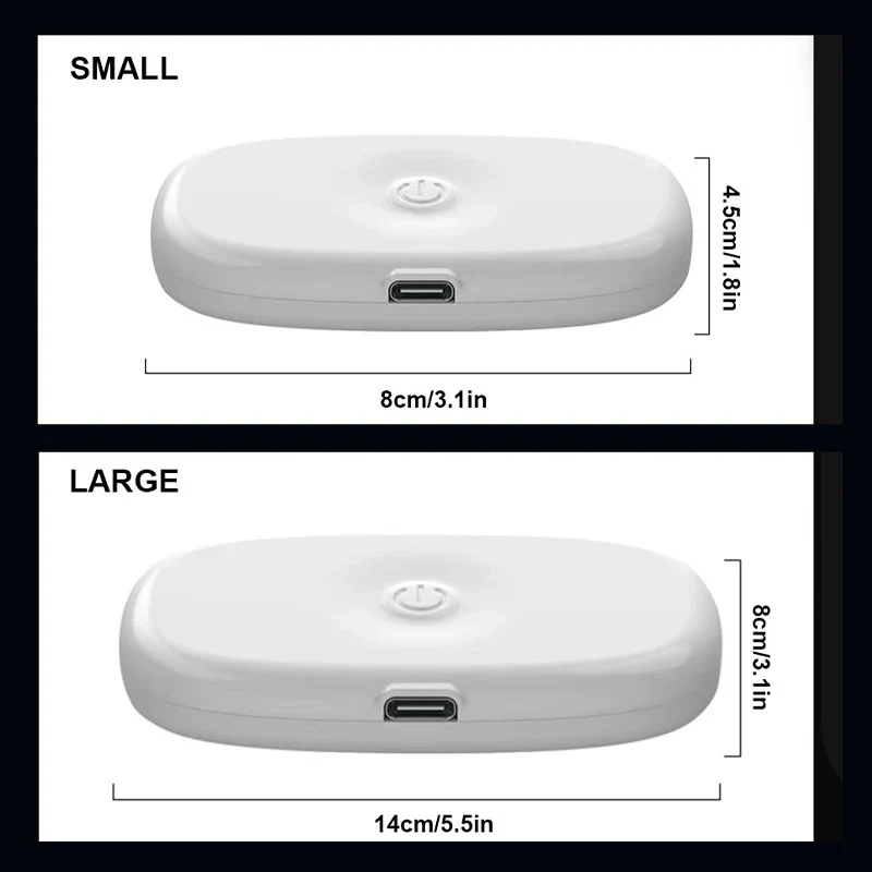 BLALION Car LED Touch Light Wall Reading Lamp Magnet Base Car Ceiling Light Ambient Mood Interior Lighting USB Rechargeable Lamp