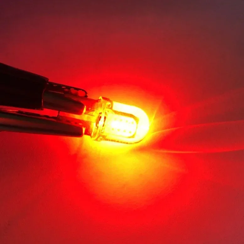 10Pcs T10 W5W BULB LED Car License Plate Lamp COB T10 LED Canbus Clearance Lamp Led Parking Bulb Car Interior Reading Light