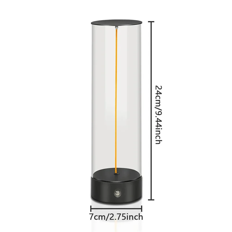 Magnetic LED Table Lamp Touch Control Cordless Night Lamp USB Rechargeable Desk lamp For Bedroom Ambient Night Lights led