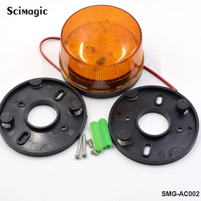 Signal Strobe Flashing Lamp DC 12V or 24V LED Gate Flashing Light Lamp Alarm Lamp For Swing Sliding Gate Opener/Barrier Gate
